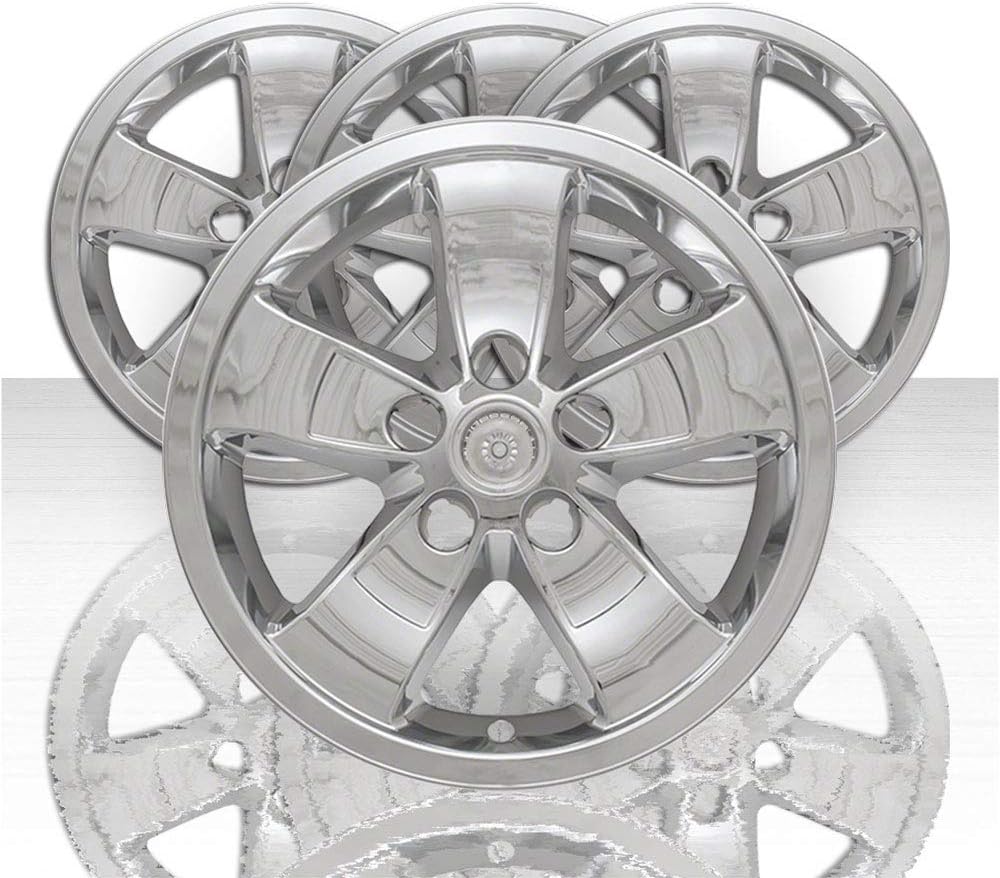 CHROME WHEEL SKINS FITS 2013 2014 2015 CHEVY MALIBU 16" ALLOY WHEELS Hub Caps
