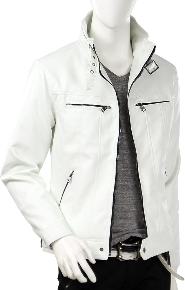 クリスチャンディオール パイソン ヘビ革 ライダースジャケット 白 クリスチャンディオール パイソン ヘビ革 ライダースジャケット 白