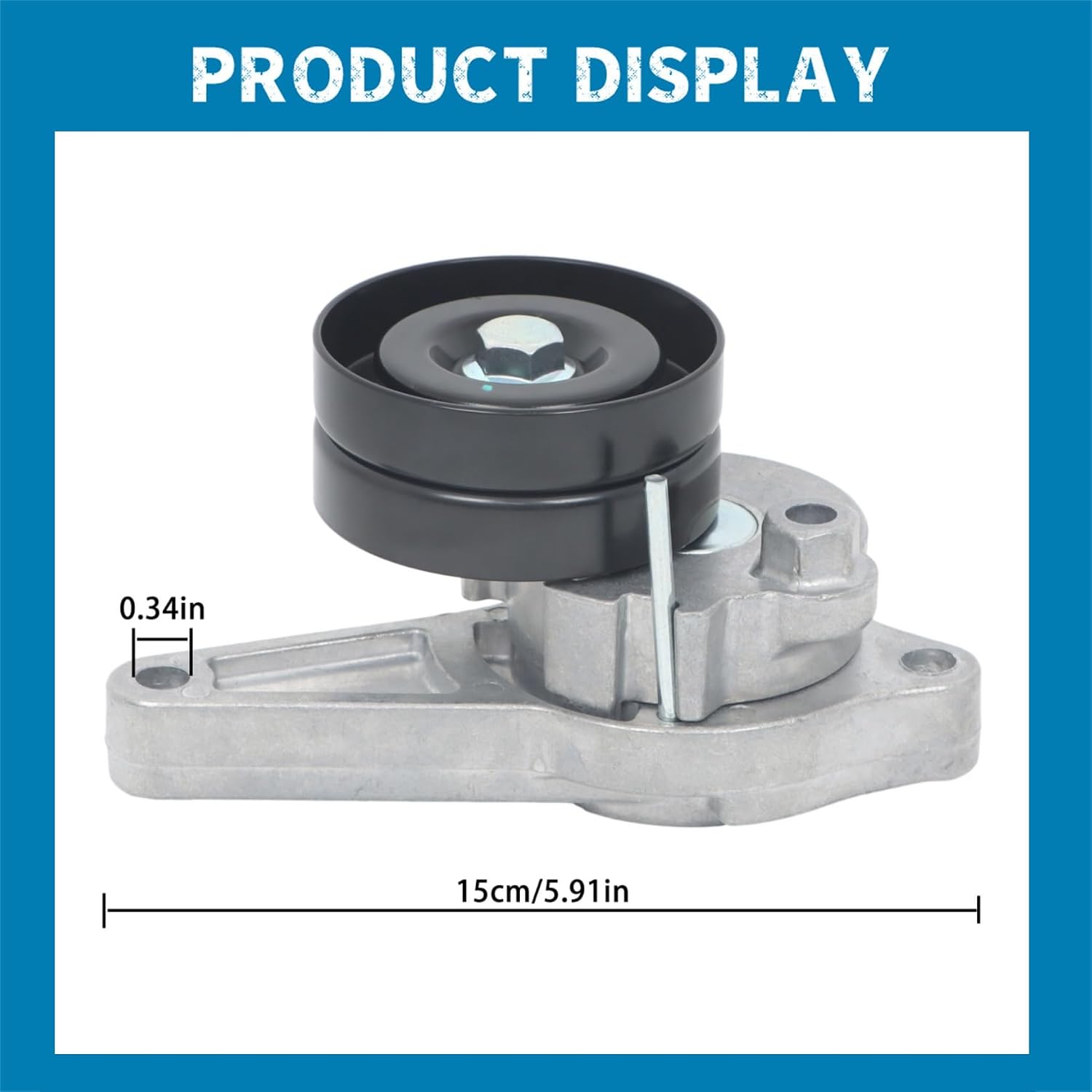 Silscvtt Belt Tensioner Replacement for JCB Backhoe 1400B 1550B 1600B 1700B 214 215 216 217 3C 3CX 320-08651