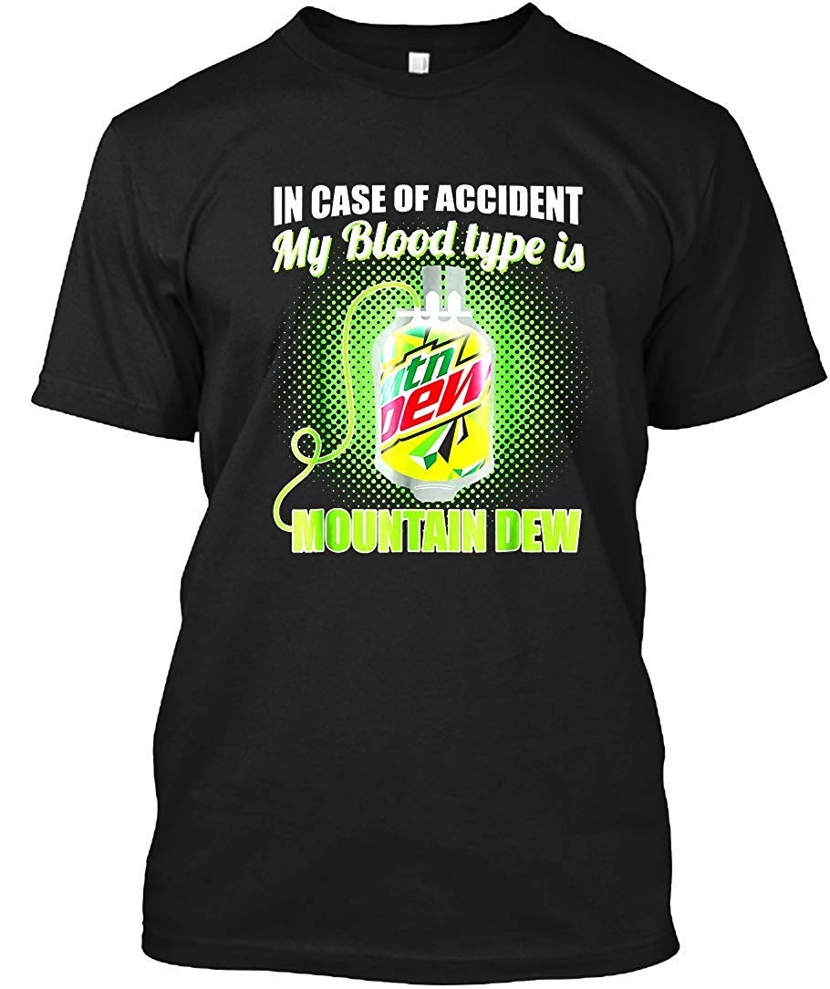 in Case of Accident My Blood Type is Mountains Tee Dews T-Shirt|Sweatshirt