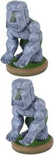 ABOOFAN 2 Peças Moai Suporte De Mesa Suporte Para Dock De Telefone Suporte Para Tablet Suporte Para Gamepad Moai De Páscoa Suporte Para Telefones Celulares Suporte Para Selfie Suporte