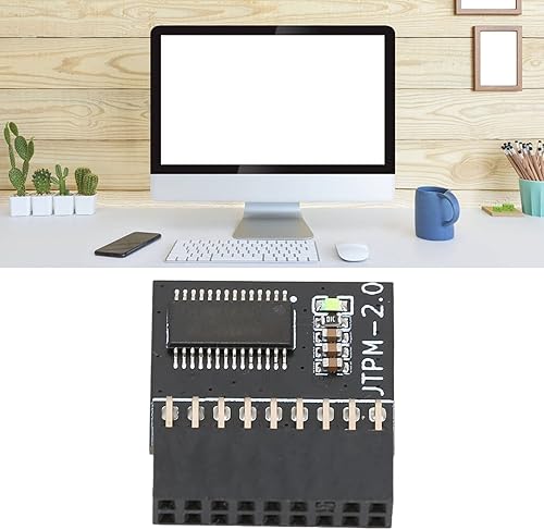 Miniatura 2 de TPM Module Motherboard, TPM 2.0 Module, LPC 18Pin TPM 2.0 Remote Card Encryption Security Module for Windows 8.1 for Windows 7 for Windows10