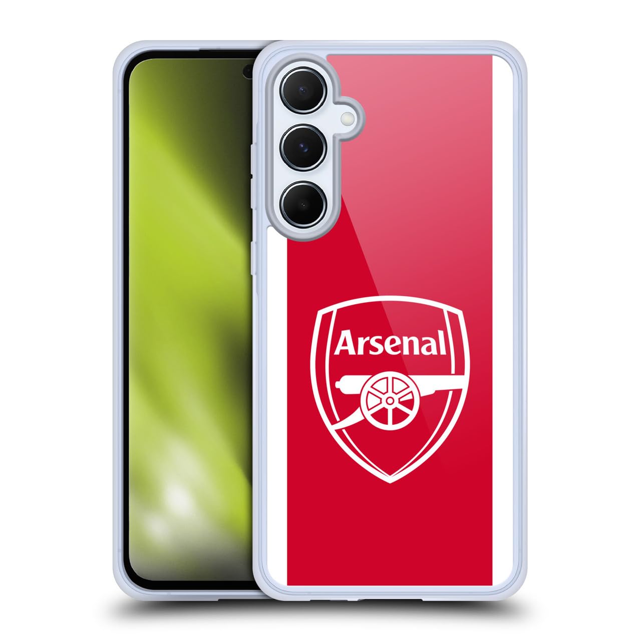 Head Case Designs Officially Licensed Arsenal FC Home 2025/26 Kit Gel Case [Military Grade Protection] Compatible With Samsung Galaxy A55 5G — image 1