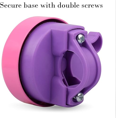 Vista 3 de U-LIAN Serpentinas y campanas de bicicleta para niñas, 1 paquete de campanas de bicicleta de flores con 2 paquetes de serpentinas para manillar