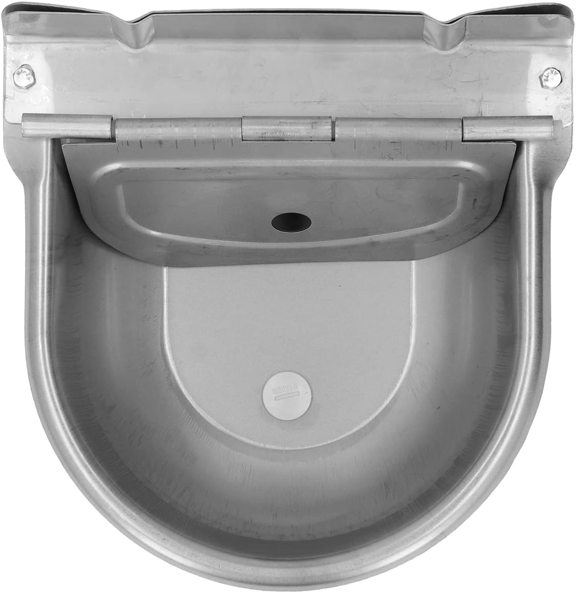 CHICIRIS Cow Drinking Bowl, Stainless Steel Automatic Water Feeder for Cattle and Horses, with Float Ball Clamshell Valve System, Easy to and Fix on Wall Fence