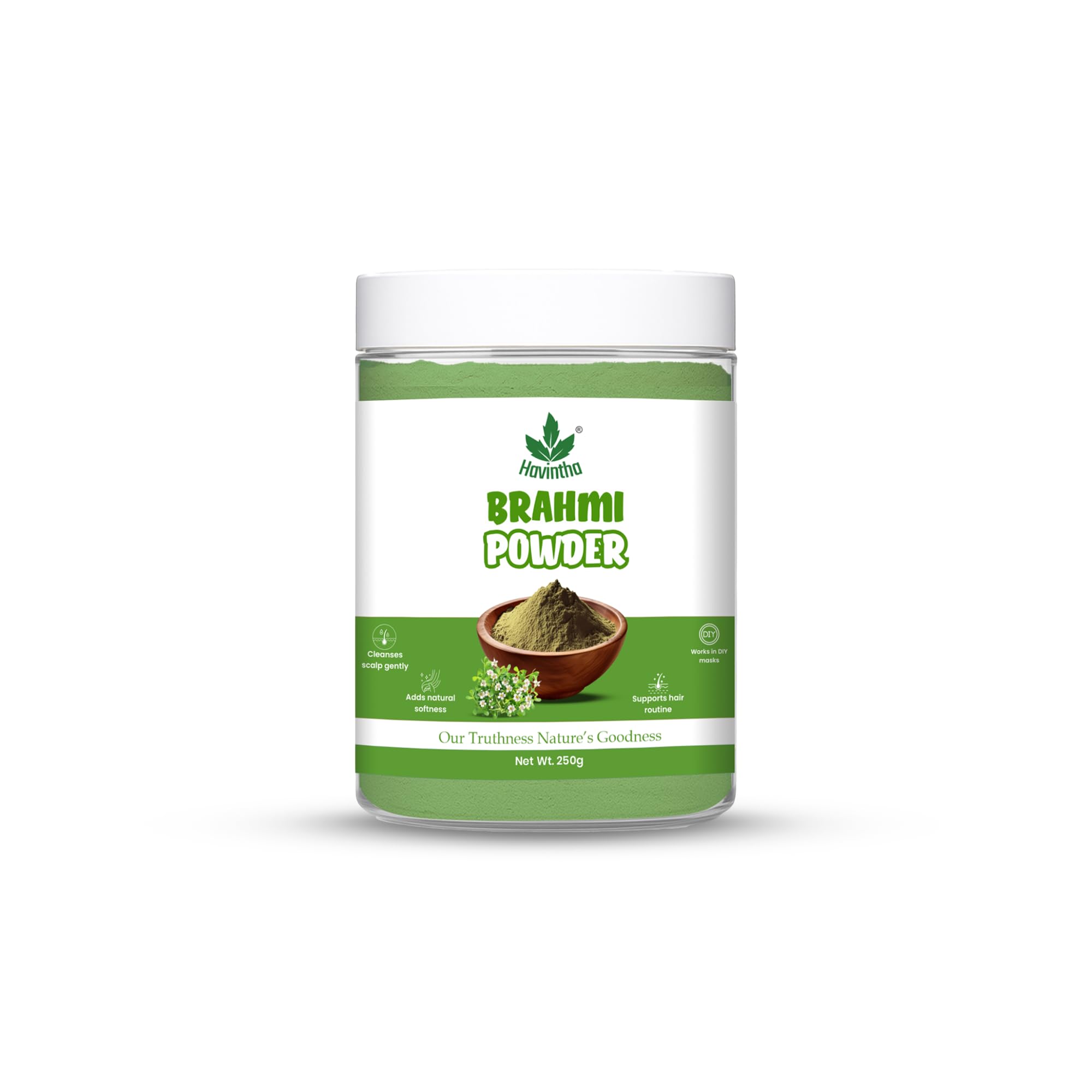 Havintha Natural Organic Brahmi Powder For hair Growth | Helps in Hair Fall, Nourishment, Relaxation, Cleansing Scalp | Eclipta Alba | For Men & Women- 227 Grams-image-18