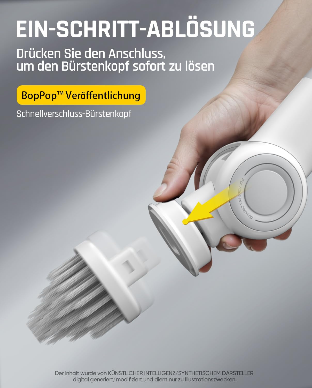 Fanttik G9 Pro Elektrische Reinigungsbürste & 4 Ersatzpads