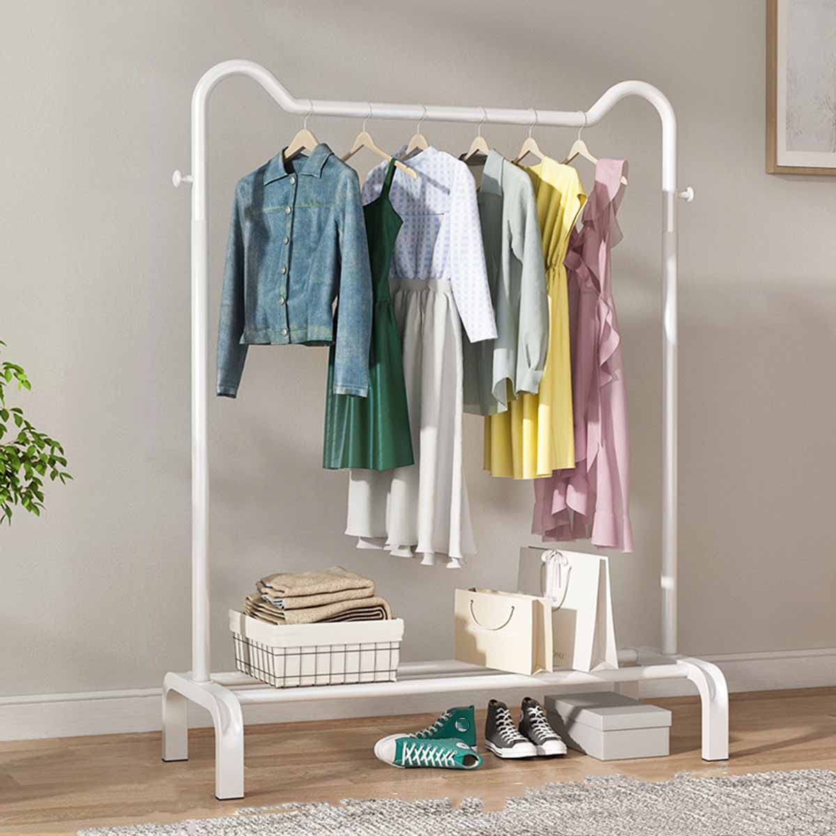 Appendiabiti Autoportante A Canne Doppie, Multifunzionale – Cybert