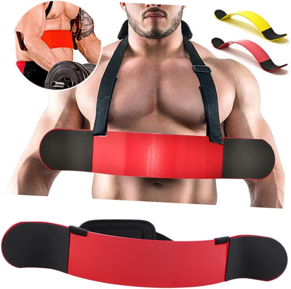 Yardwe Biceps Training Board Plate Arm Workout Tool for Forearm Muscle Development Durable Ergonomic Support for Lean Muscle Building
