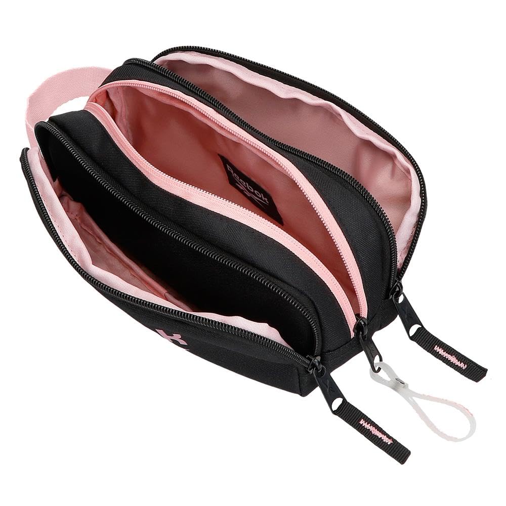 Reebok Beverly Pokrowiec Trójka Czarny 22x10x9 cms Poliester, czarny, Talla única, Potrójne etui
