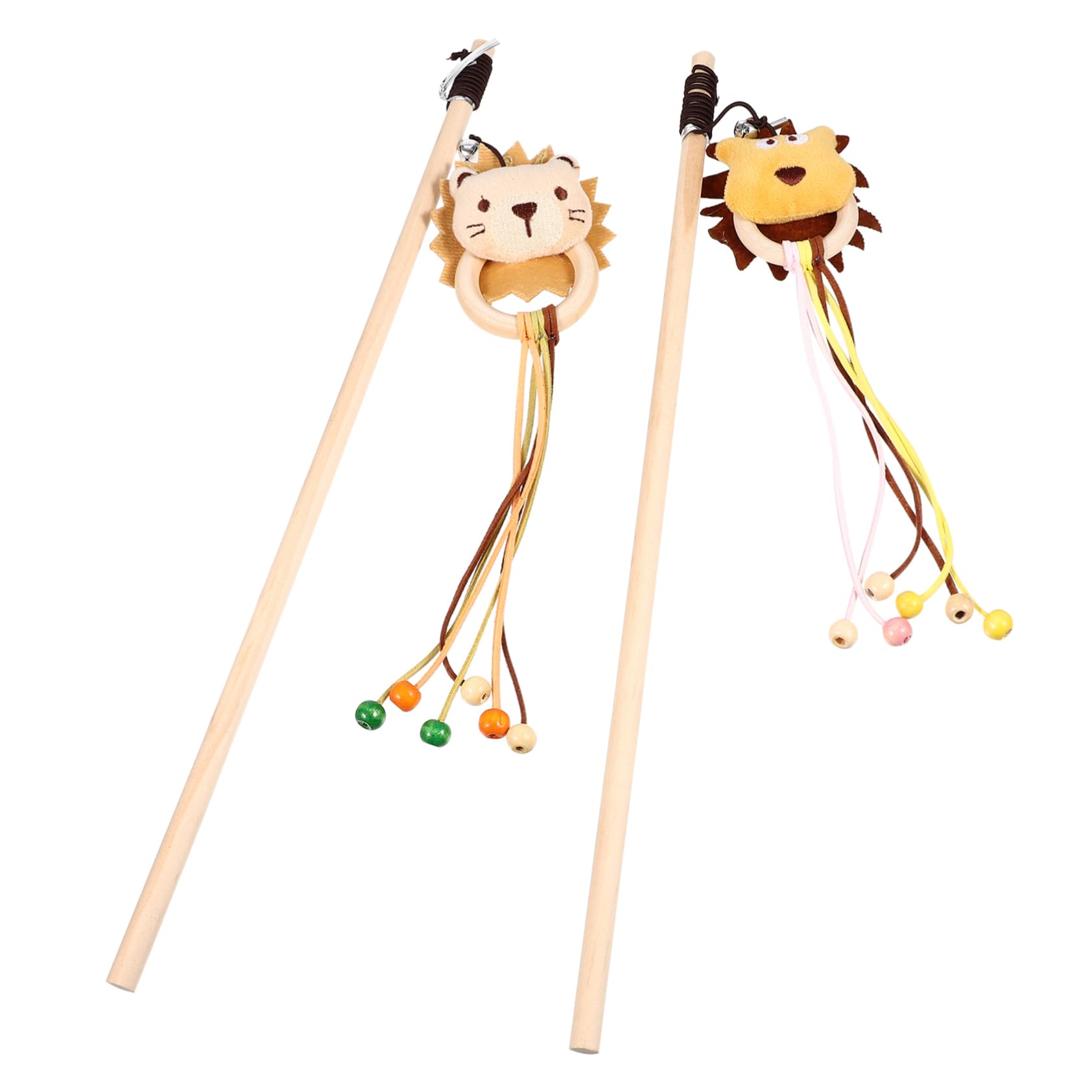 minkissy 8 Piezas de Juguete para Gatos, Varita de Bola de Serpiente, Juguete para Gatos, s para, Bailarina de Pollo, de caña de Pescar, de Pollo, de Rata,