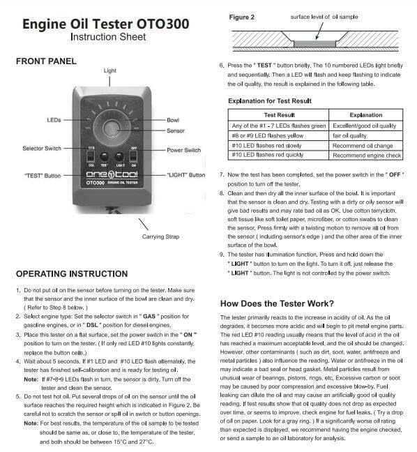 OTO300 Engine Oil Tester