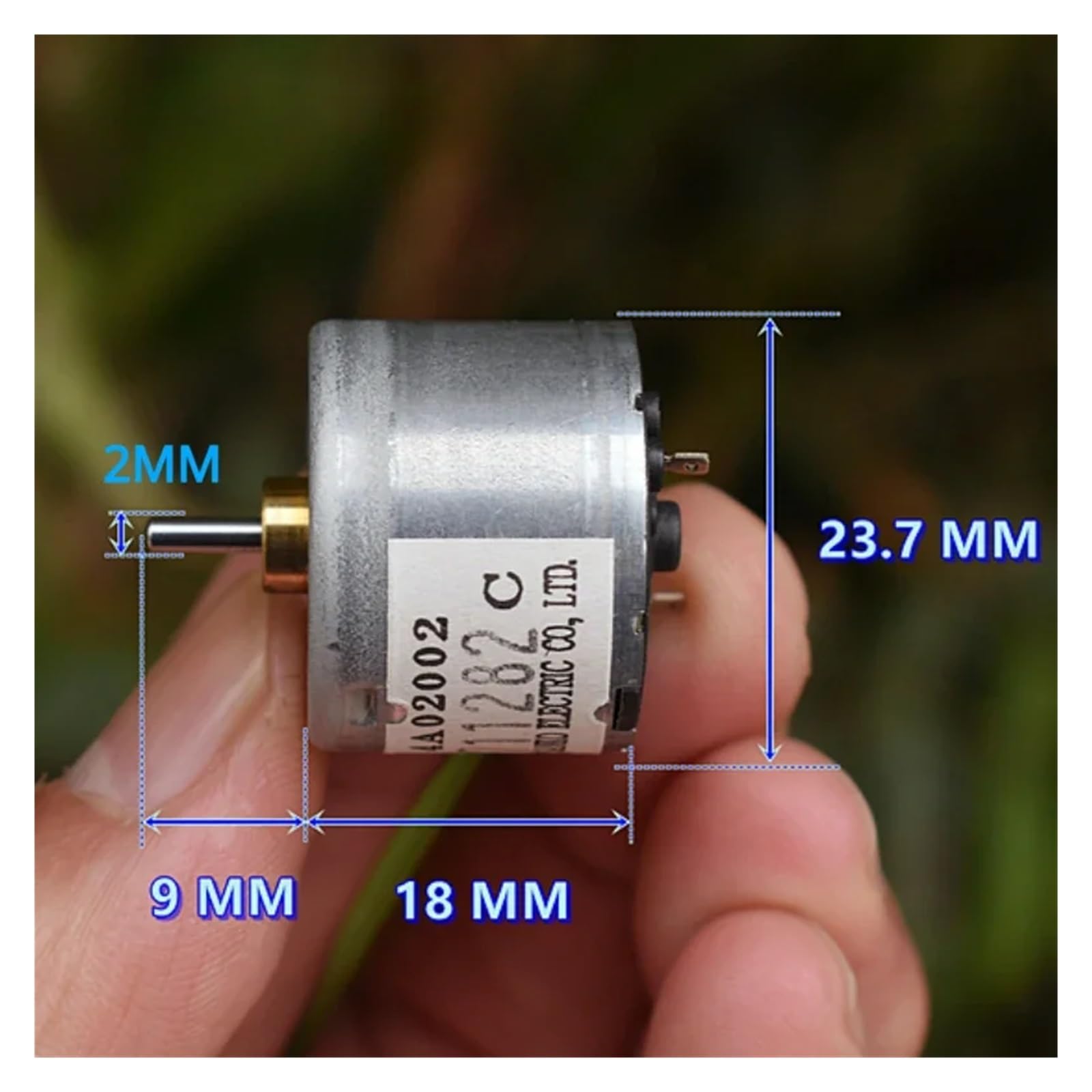 TSIOHKBS Precious Round 24mm RF-310 Metal Brush Electronic Starter DC 5V 6V 6500 RPM for Optical Instrument