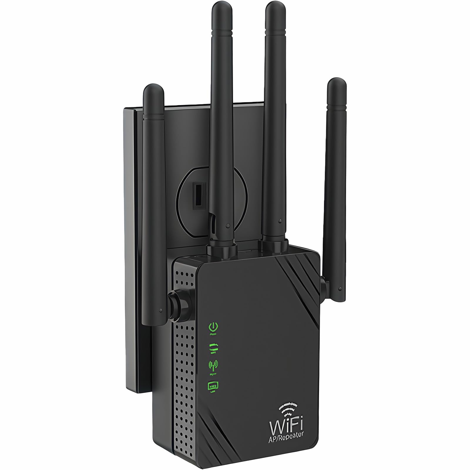 Cluvox Repetidor WiFi, Amplificador Wi-Fi Blanco 1200Mbps Doble Banda 2.4G/5G, Amplificador WiFi, 2 Puertos LAN/WAN, 4 Antenas, Extensión Wi-Fi para Casa y Oficina, Repetidor/Router/Ap