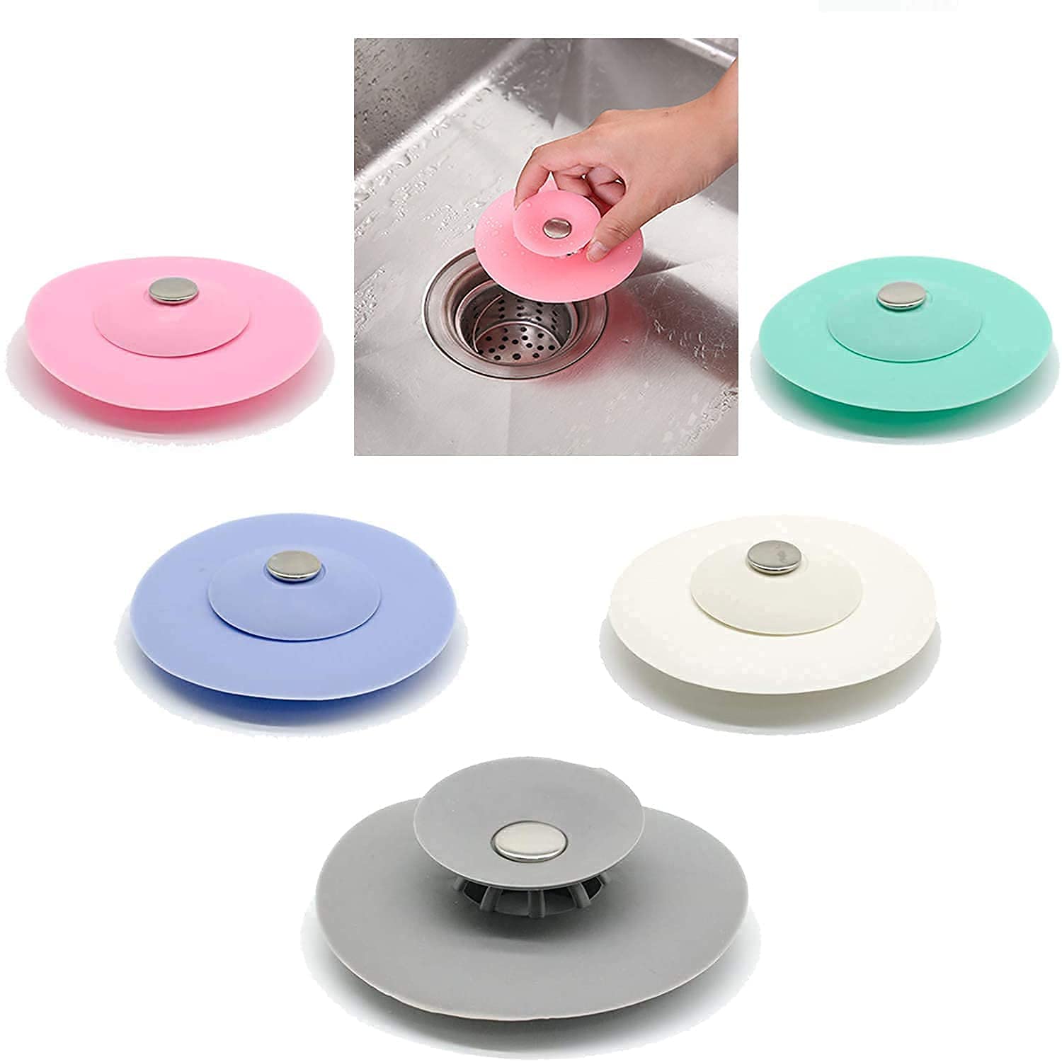 See full amazon price history chart for Tradify All 2-in-1 Silicone Sewer Sink Sealer Cover Drainer Stopper with Hair Catcher Set of 2 Tradify All 2-in-1 Silicone Sewer Sink Sealer Cover Drainer Stopper with Hair Catcher Set of 2 (B09D3BYKBY) Amazon Price History, Amazon Price Tracker