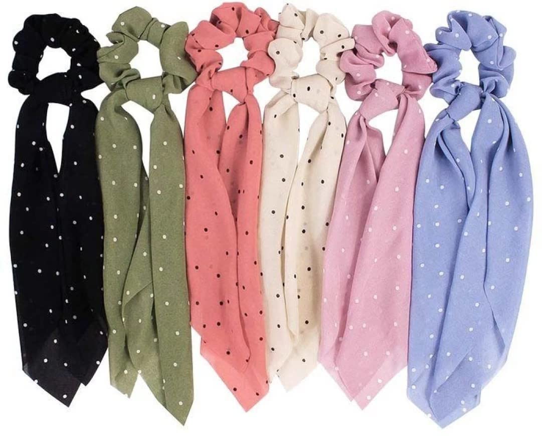 DROYALCREATIONS Hair Scarf | Hair Scrunchies | Chiffon Floral Hair Scarves | Ribbon Scrunchie | Ties Ribbon | Scarf Ponytail Hair Band | Head Band | Hair Band (Multicolor) Pack of (6) (B0BRN43LJ3) Amazon Price History, Amazon Price Tracker