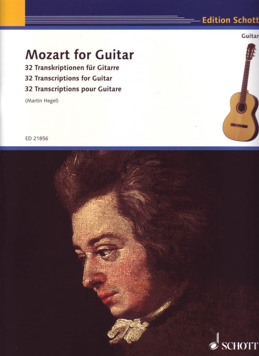 Mozart for Guitar - 32 Transcriptions for Guitar - guitar - ( ED 21856 )