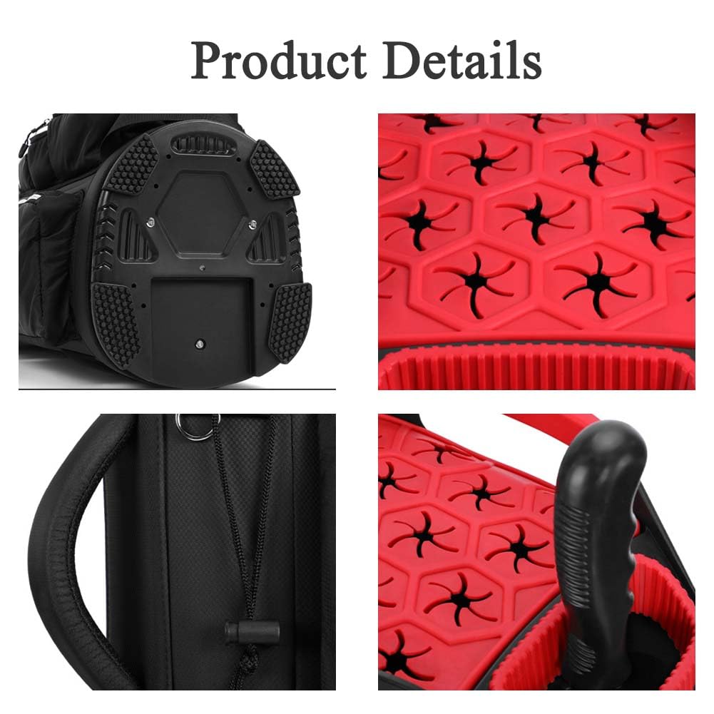 Borsa di Stoccaggio del Club da Golf di Grande capacità, Borsa da Golf Ultraleggero Verticale, Borsa da Golf da Golf Professionale, Borsa da Golf A Prova di Pioggia