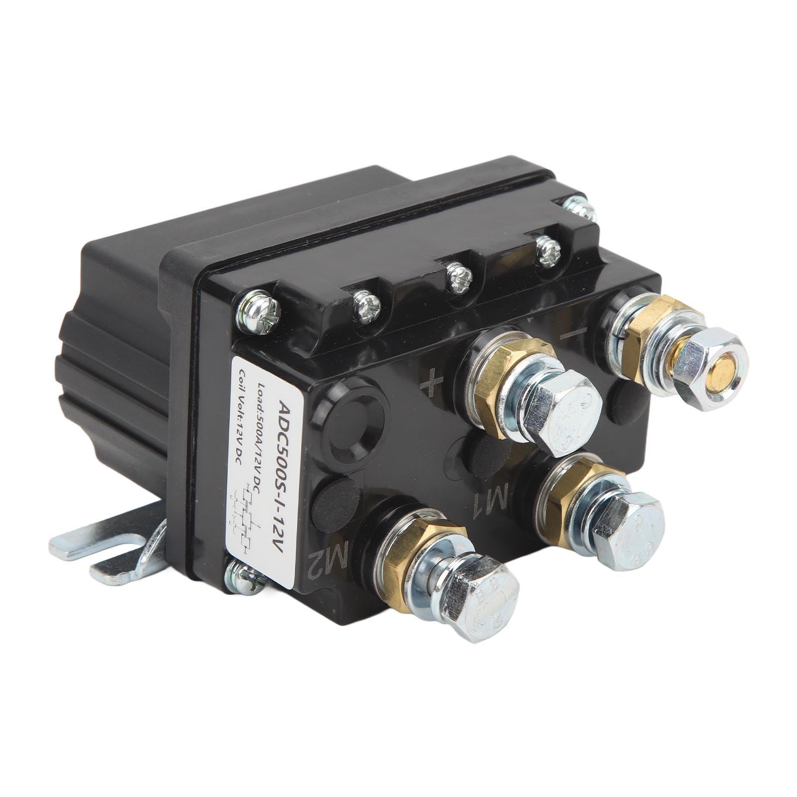 Relè Contattore Elettromagnetico per Verricello 12V 500A, Lega di Alluminio, Controllo Affidabile per Verricelli Fino a 15.000 Libbre, Ideale per Pompa Idraulica del Rimorchio SUV ATV UTV