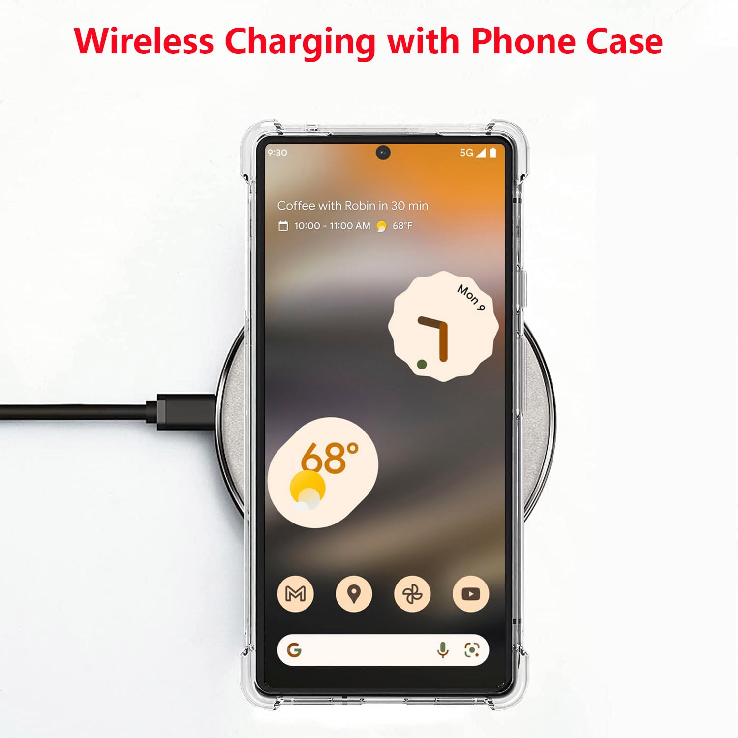 Goodsprout Funda Compatible Con Google Pixel 8, Diseño De Bandera Estadounidense Para Exteriores, Diseño De Patrón Increíble, A Prueba De Golpes, Antiarañazos, Carcasa Trasera De Policarbonato Duro