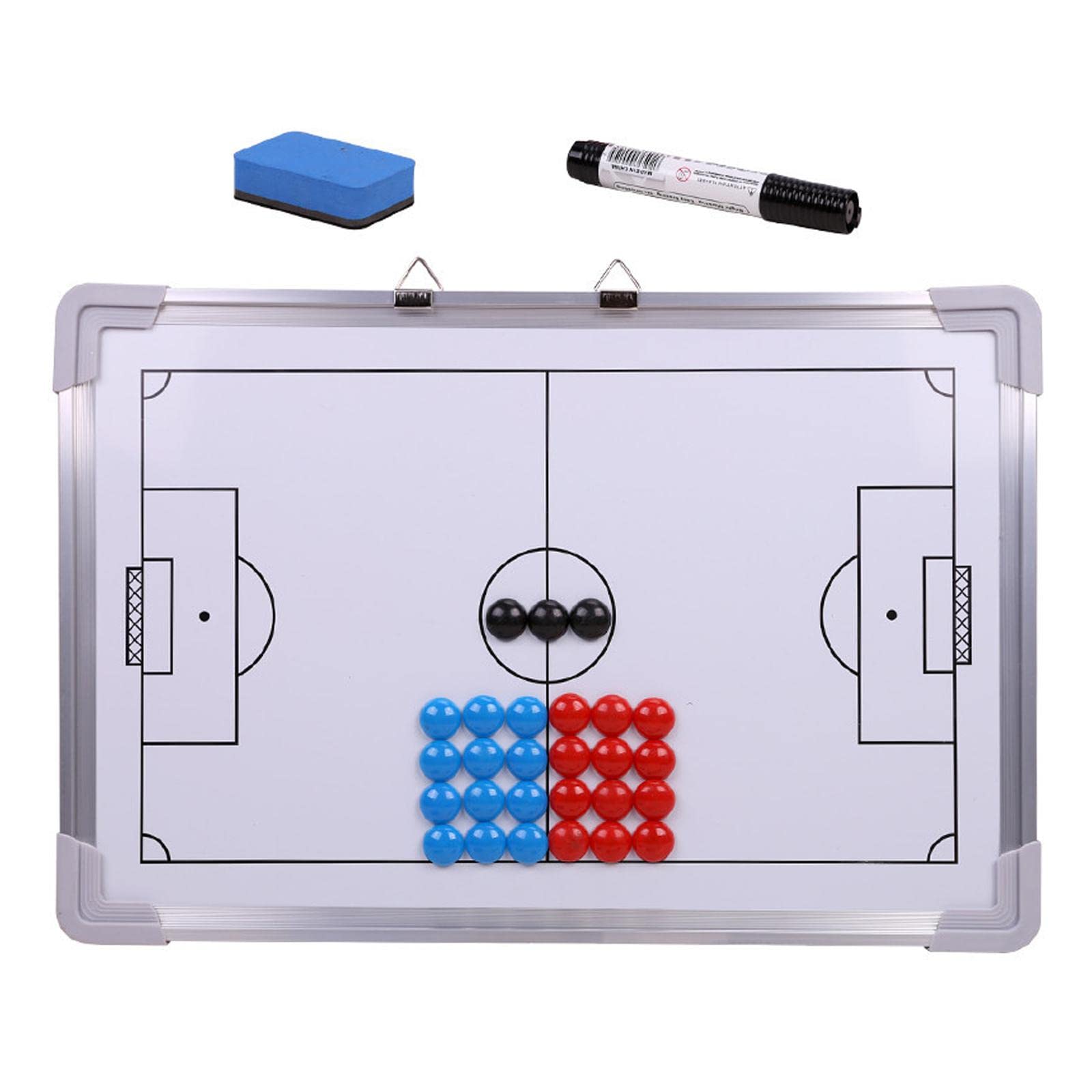 Homyl Balón de Fútbol de Aleación con Kit Auxiliar de Guía Limpia Y Balón Borrable.