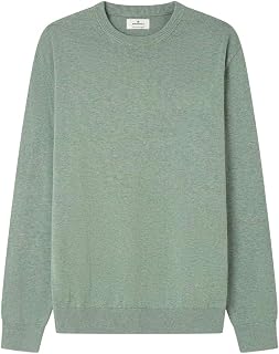 Springfield Herren Gg12 Basic Crew Neck Pullover with Tree Embroidery Basic-Pullover (1er Pack)