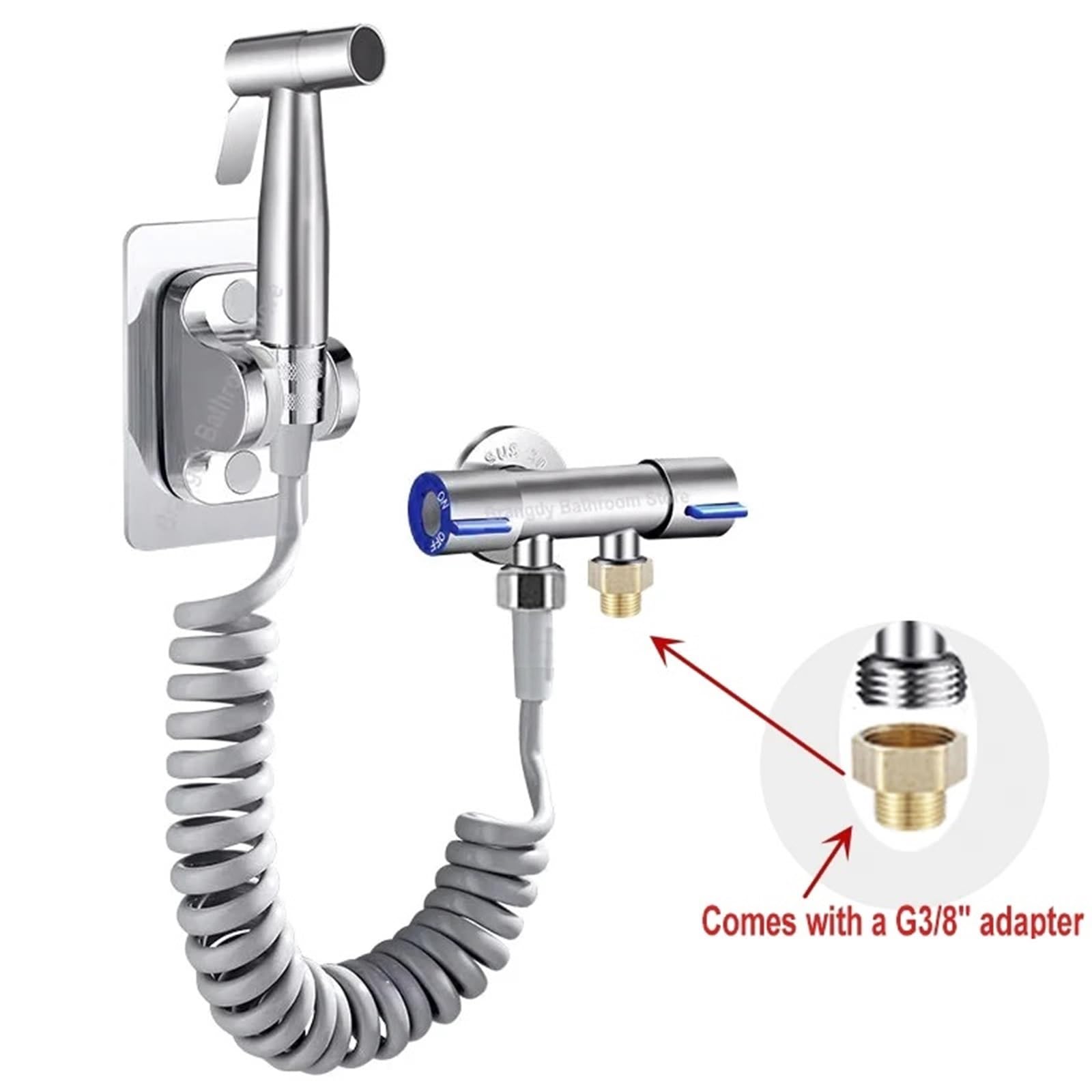 Pulverizador Bidet Mano Kit de pulverización bidé mano acero inoxidable