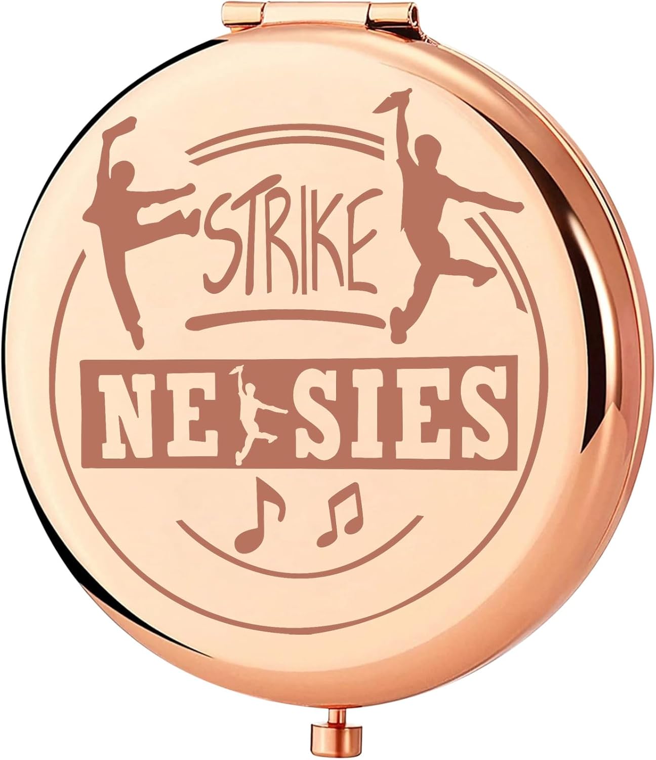 KEYCHIN Jack Kelly Musical Pocket Mirror Musical Theatre Gifts Strike Compact Makeup Mirror Jack Kelly Merch (Strike-RG)