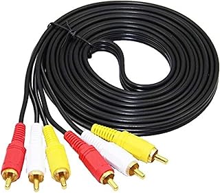 كيبل الصوت والفيديو 1.5 م , 3X3 ار سي ايه - 9C4181.5، لاجهزة التلفاز