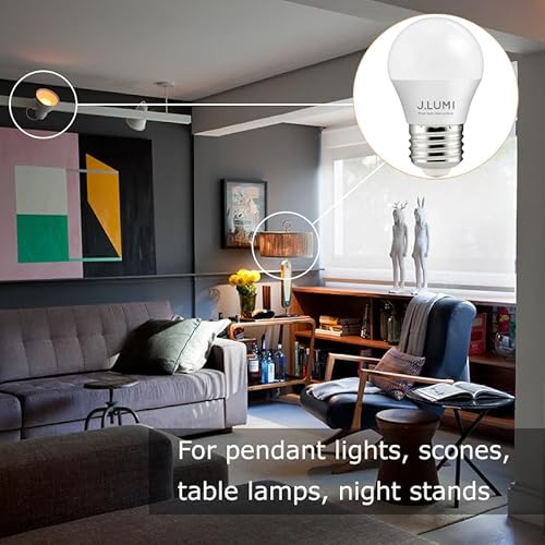 J.lumi Bpc4503 A15 Led Bulb 3W, Compact Size, Night Stand Bulb, Table Lamp Bulb, 25 Watt Light Bulbs, E26 Medium Base, Led Light Bulbs, 3000K Soft White, Not Dimmable (Pack Of 4) #TOP2