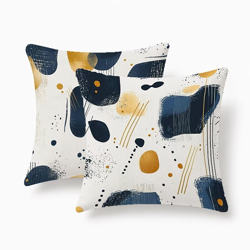 Housses de coussin imperméables 50x50cm finies les taches sur le canapé de jardin