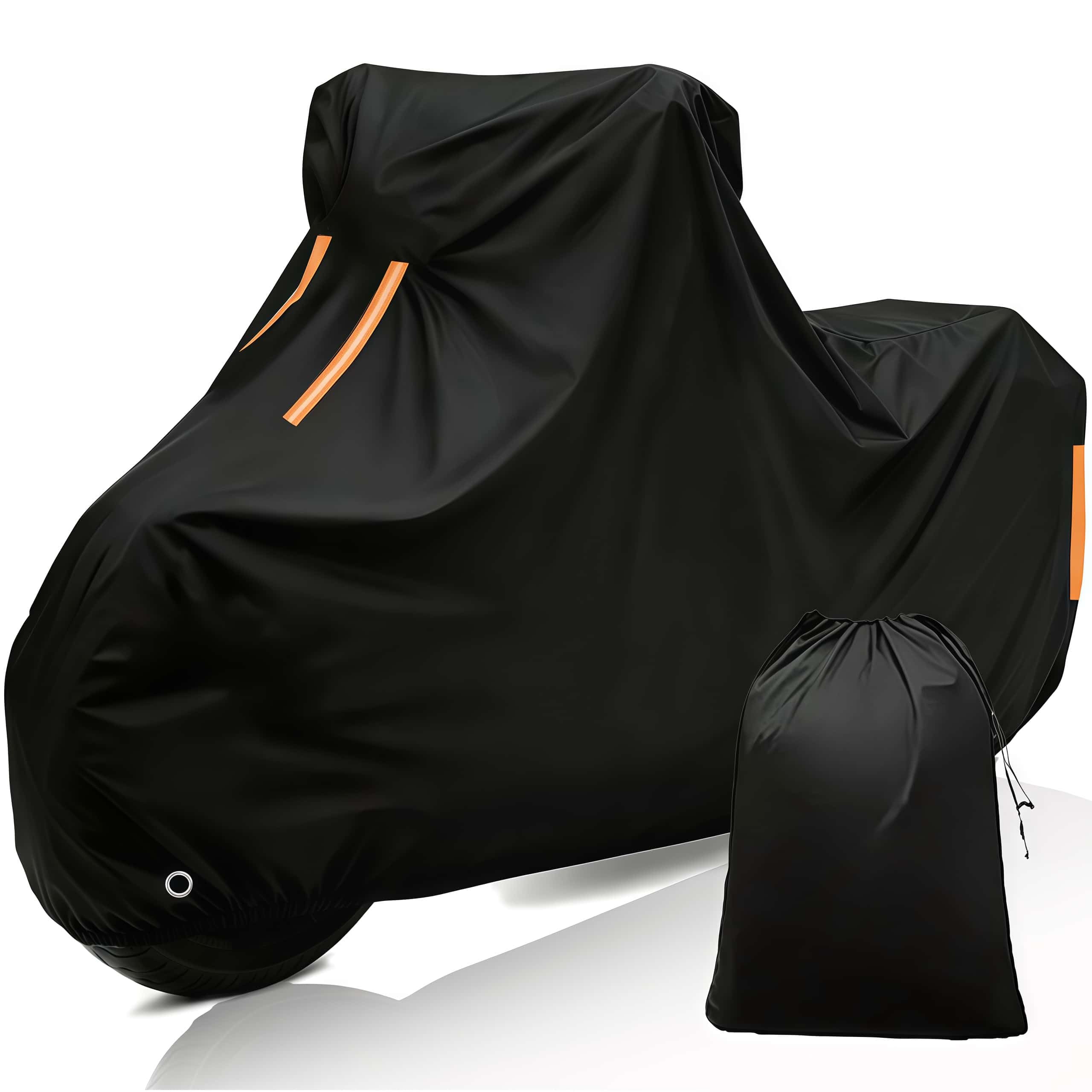 wasserdichte Motorradabdeckung,für Luxxon Eco ECO丨210D Motorradgarage Motorrad Abdeckplane Outdoor Kratzfest UV-beständig für alle Jahreszeiten geeignet