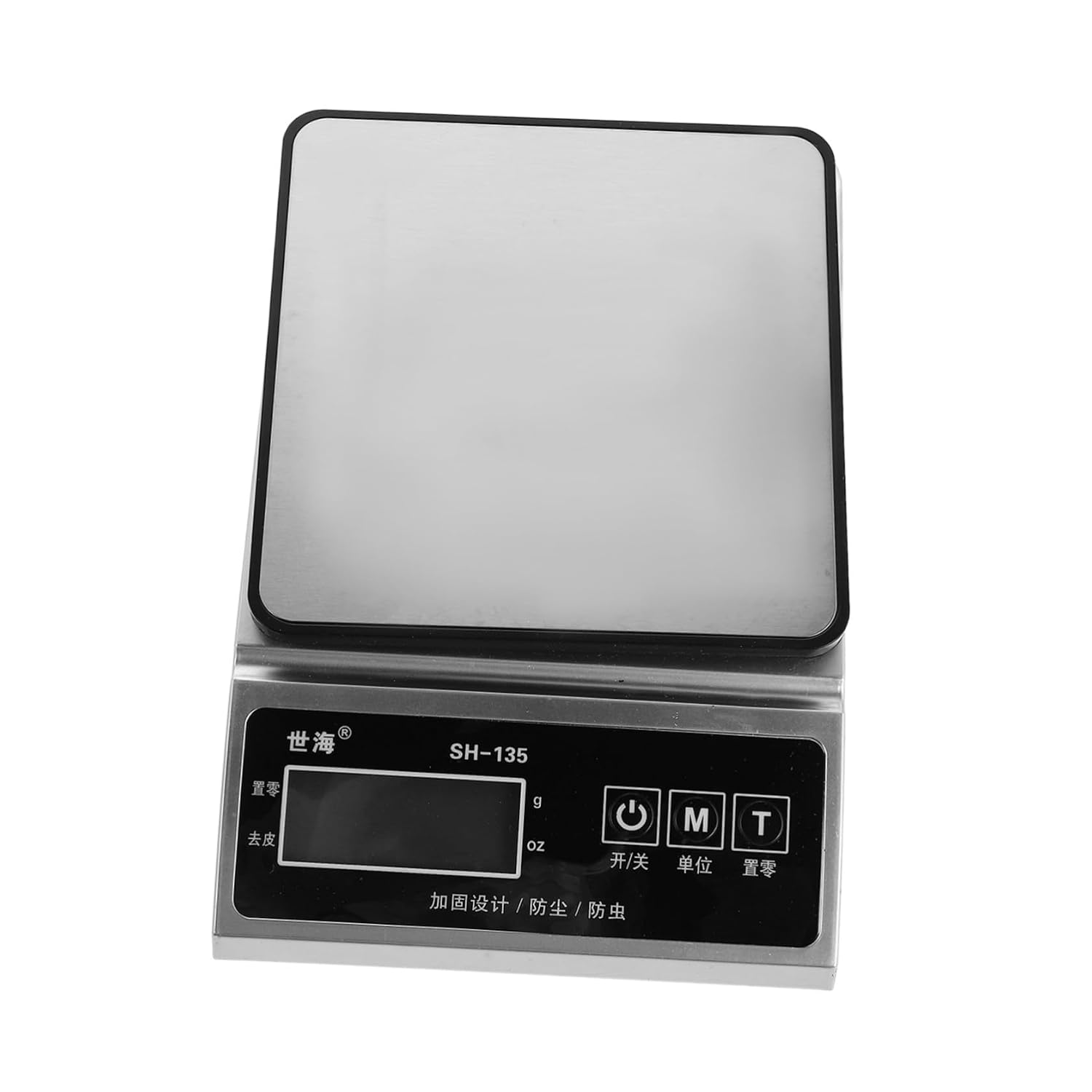 Zerodeko High Precision Digital Kitchen Scale Stainless Steel Food Scale for Baking Cooking Meal Prep with Tare Function for Beans and Home Use