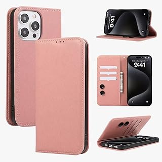 Xiaomi Redmi Note 10 4G/Note 10s - Funda de piel sintética tipo cartera con tarjetero, soporte y correa para la muñeca, cierre magnético para Xiaomi Redmi Note 10 4G/Note 10s, color rosa