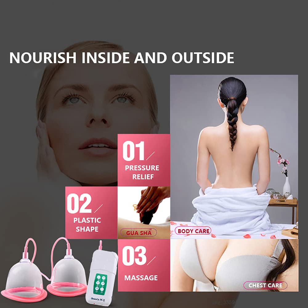 Pompe électrique pour grossissement du sein - Pour les seins plus grands - Agrandissement des seins - Pour massage de la poitrine sous vide - Coupe CD
