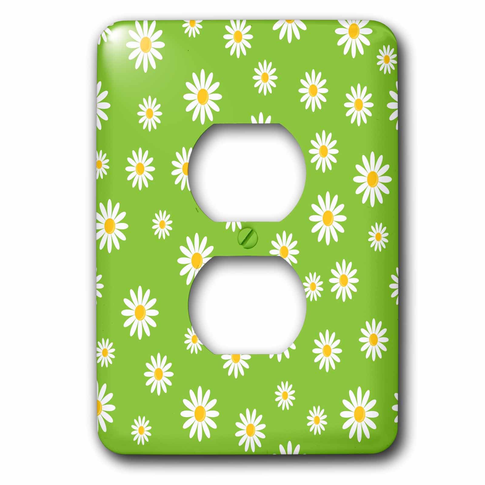 Marguerite plaque de cuisson double lsp_266227_6 décorative pour interrupteur