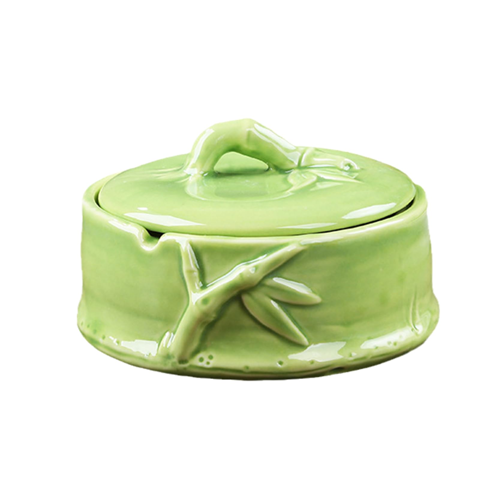 Ashtray Ceramic Creative Chinese Outdoor,windproof With Lid