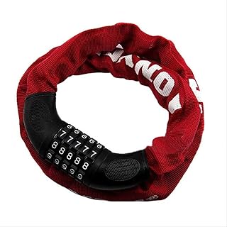 Bicycle Lock Advanced Anti-Theft Bicycle Lock Bicycle Bike Lock Digital Code Security Anti-Theft Combination Wire Lock 5 Digit Password Chain Lock for Motorcycle Glass Door