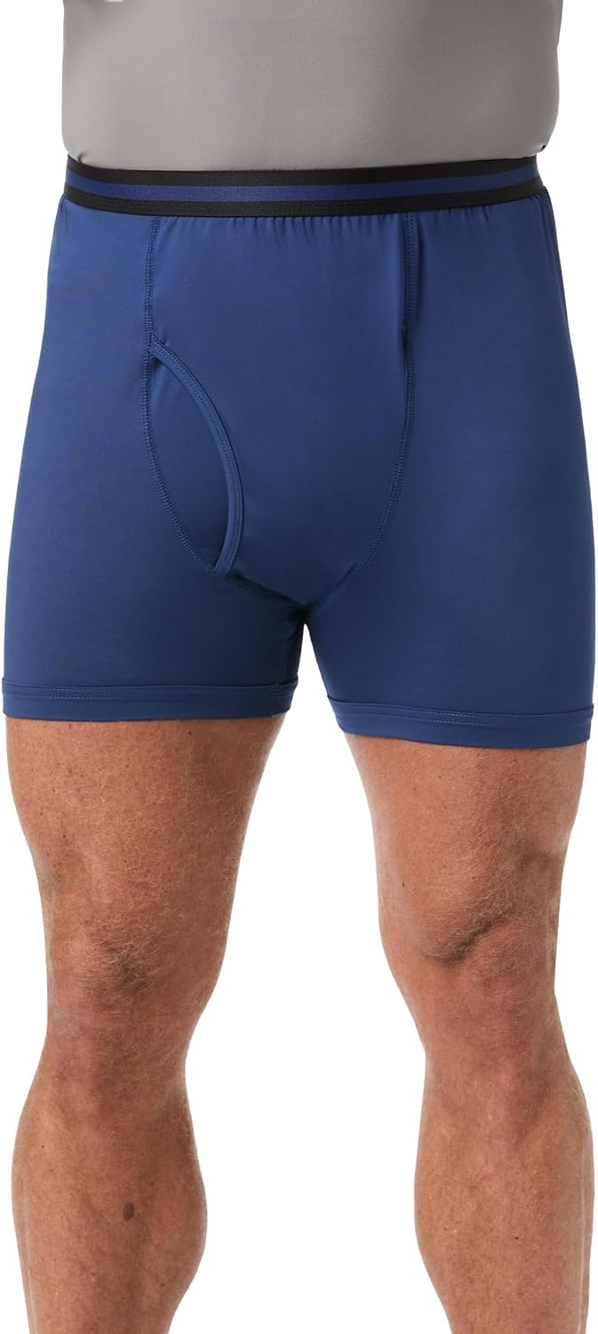 KingSize Men's Big & Tall Performance Flex Boxer Briefs