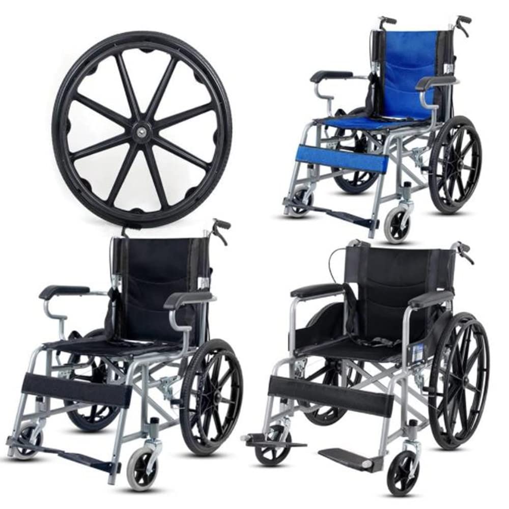 Reemplazo De Rueda 24 Pulgadas para Silla De Ruedas, Rueda Trasera Accesorio No Neumática Neumático Sólido, Neumático De Repuesto para Silla De Ruedas 1 Pieza