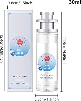 Baby Powder Perfume Spray, Floral Scent Spray, Scented Body Mist, Lightweight And Refreshing Body Fragrance, Long-lasting Floral Scent, 3.3x3.3x11.9cm For Boys Women