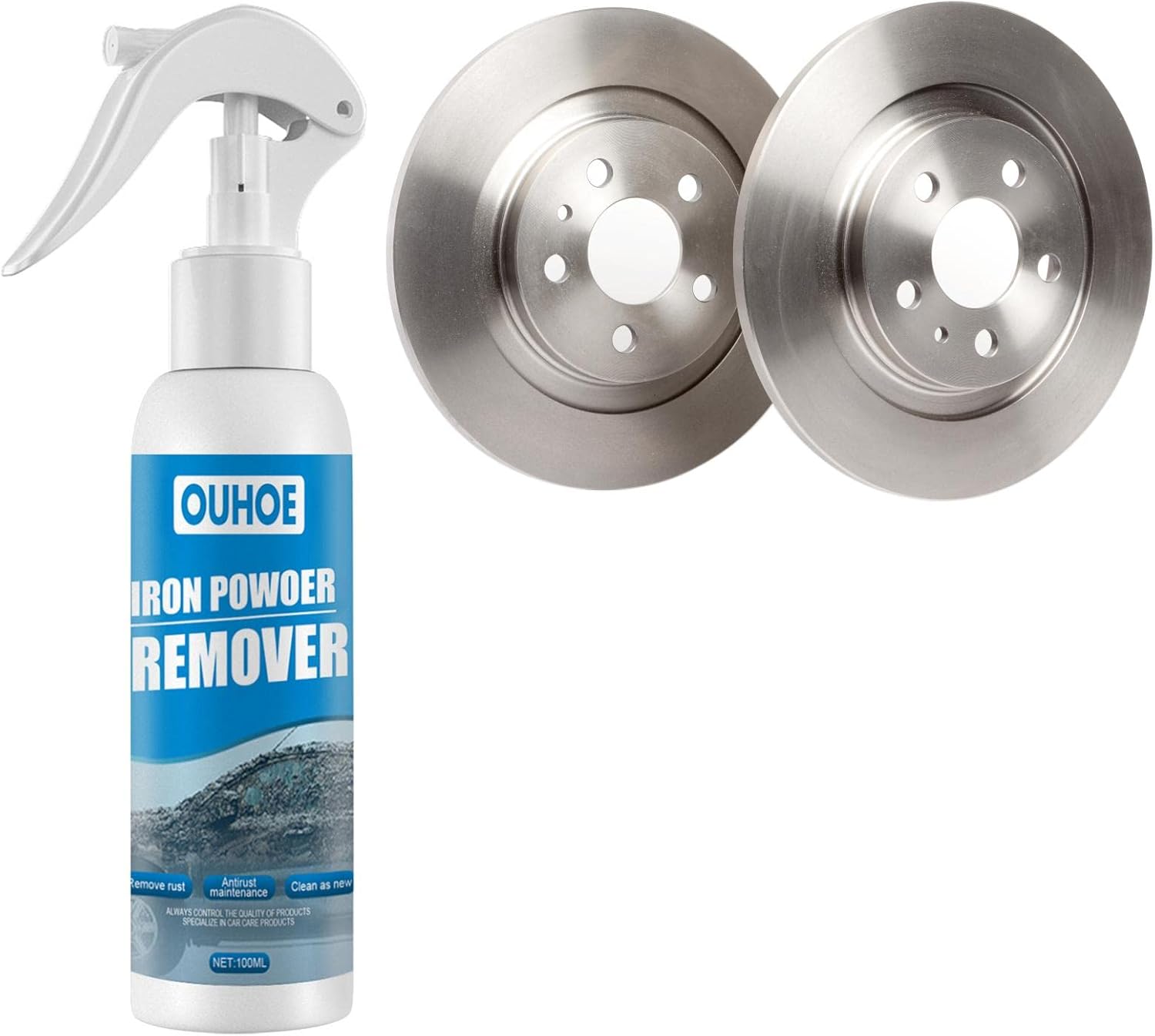 Car Iron Remover Spray,Rust Inhibitor Spray Iron Remover Multiuse