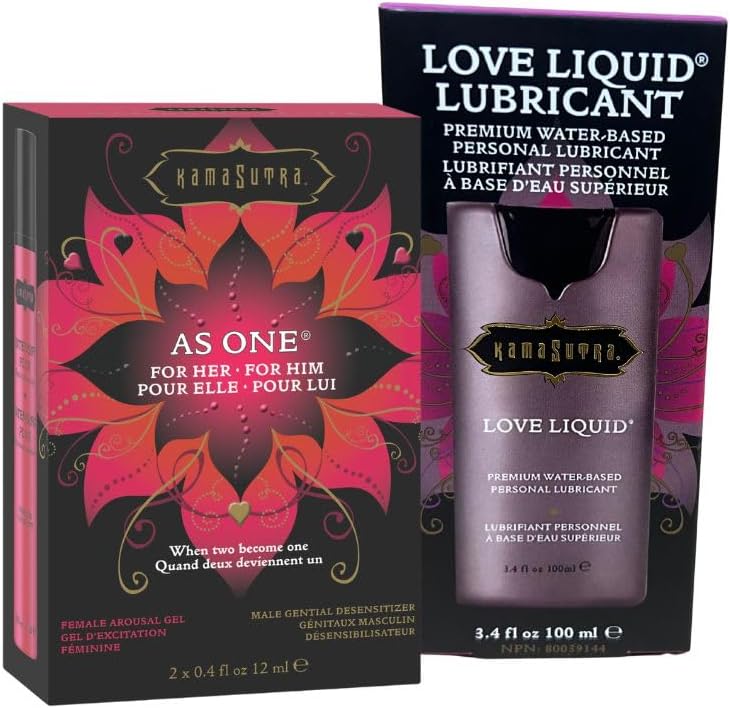 Kama Sutra Great Sex Essentials Bundle - Love Liquid and As One