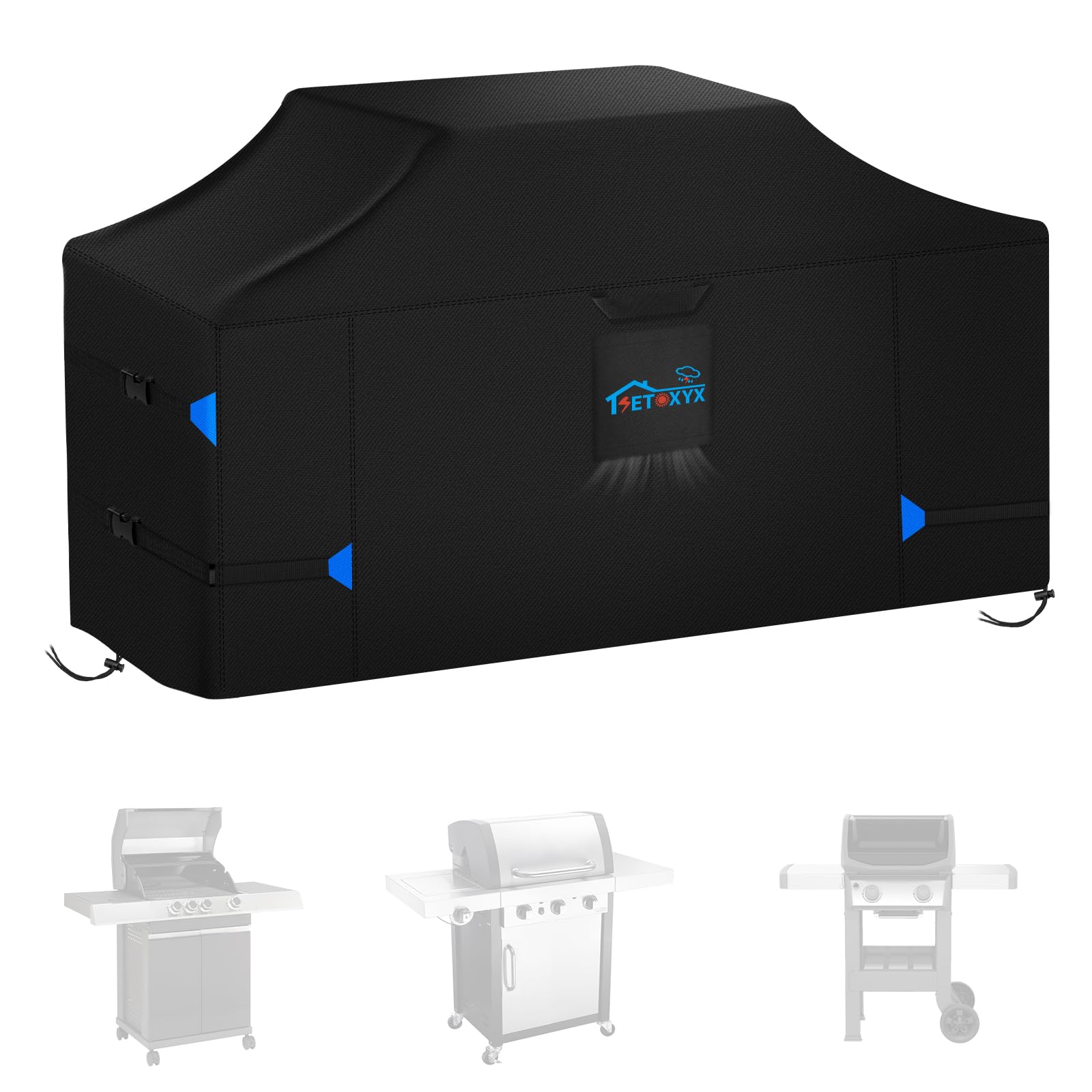 SETOXYX 78 Inch Island Grill Cover