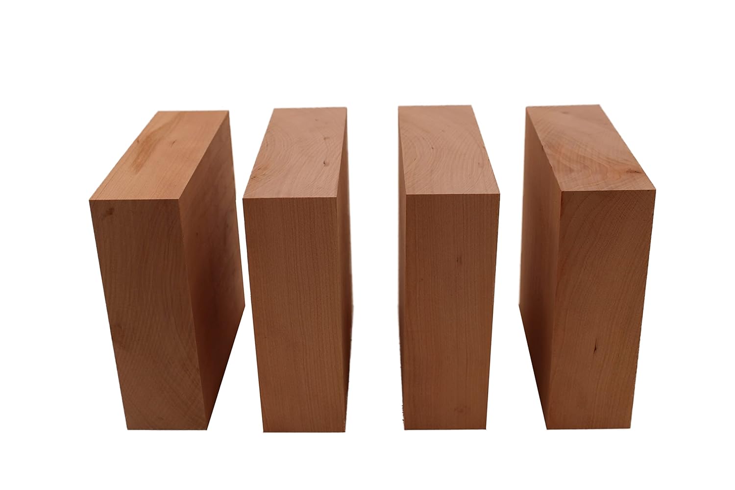 4 Beautiful Black Cherry Kiln Dried Bowl Blanks Turning Block Wood Shop Small Projects Ready to Finish Turn Approximately 6" X 6" X 3"