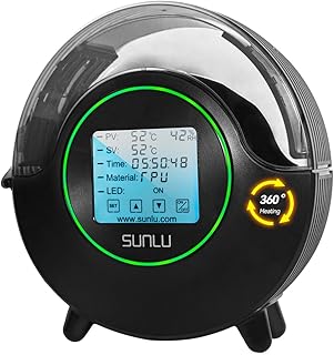 3D Print Filament Dryer, Fast Heating Dryer Box, Filament Storage Dehydrator, Keeping Filaments Dry During 3D Print, Fits PLA PETG ABS Nylon PA Filament 1.75 2.85 3.00mm- Black