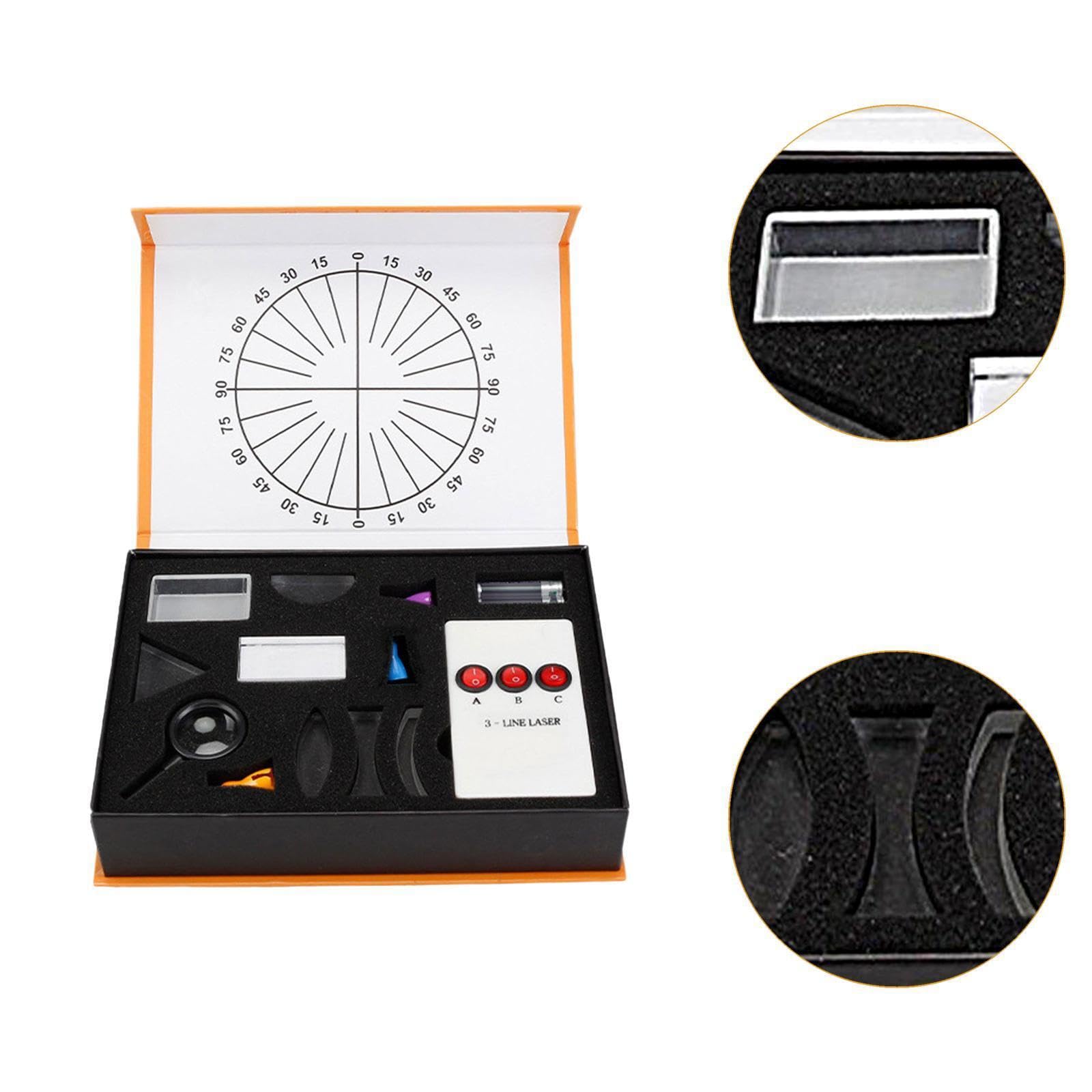 Set di esperimenti per l'imaging di lenti convesse e piccoli fori, integrazione di divertimento e apprendimento per bambini, kit di esperimenti di riflessione e