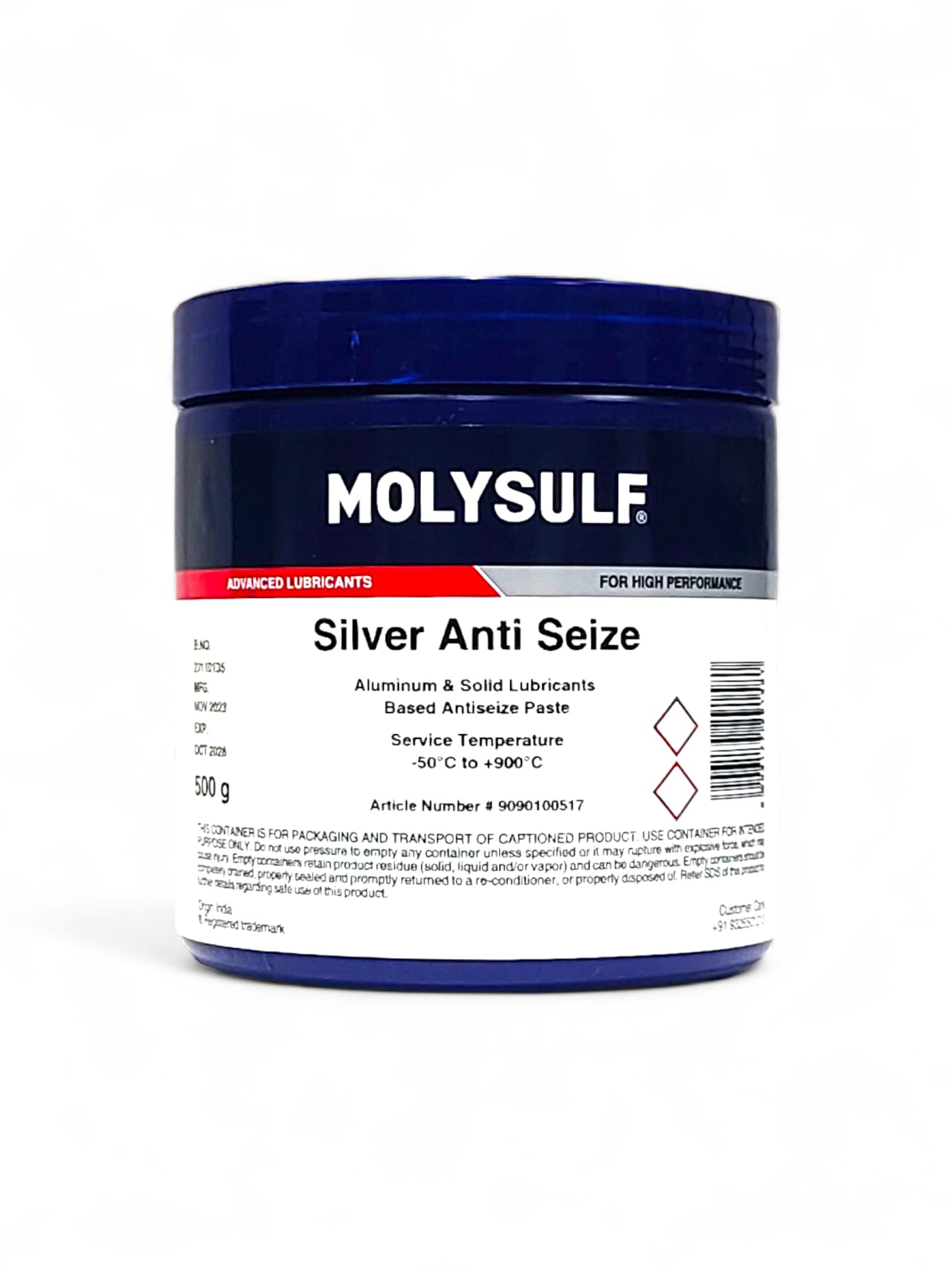 ASV Silver and Aluminum Based Antiseize Paste