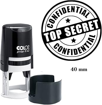 Amazon Com Printtoo Confidential Top Secret Stamp Self Inking Round Stamper Red Ink Office Stationary 40 Mm Office Products Amazon Com Printtoo Confidential Top Secret Stamp Self Inking Round Stamper Red Ink Office Stationary 40 Mm Office Products