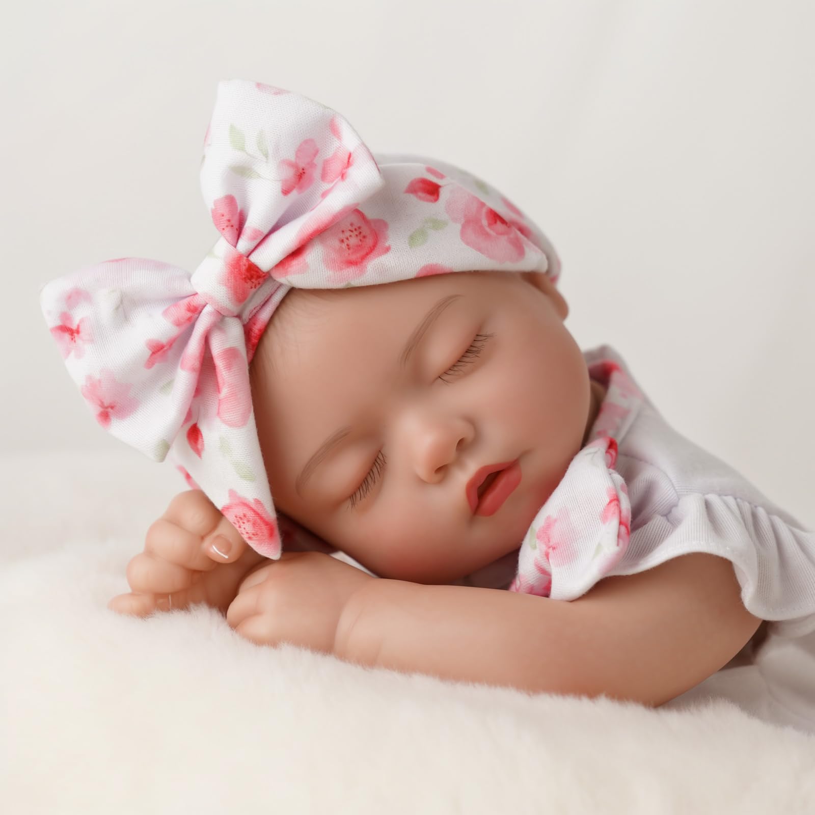 BABESIDE Reborn Baby Dolls Girl, 17 Inch Lifelike Reborn Doll with Full Vinyl Body - Image 2